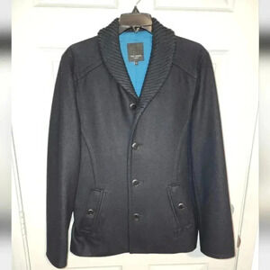 Ted Baker London Wool Blend Shawl Collar Coat Jacket Ted Size 3 US Women's 6 8